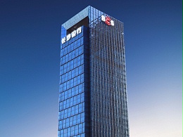 长沙银行总部大厦楼体发光字工程案例