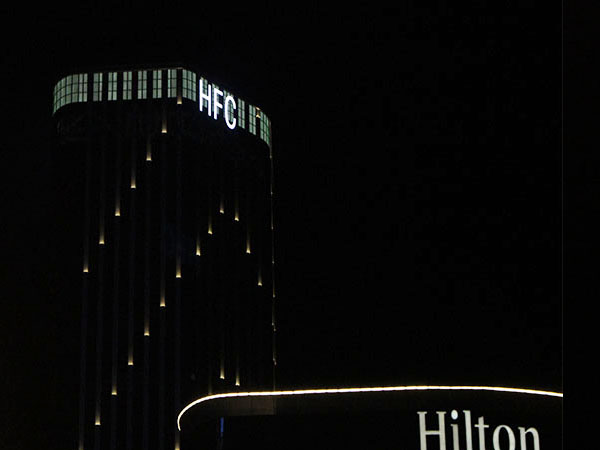 幕墙发光字工程案例