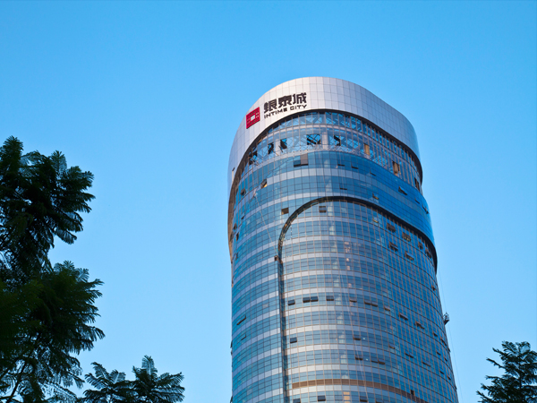 幕墙发光字工程案例
