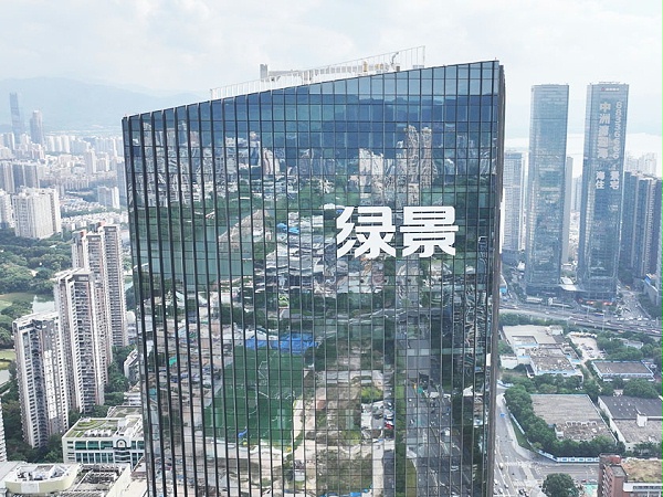 幕墙发光字工程案例