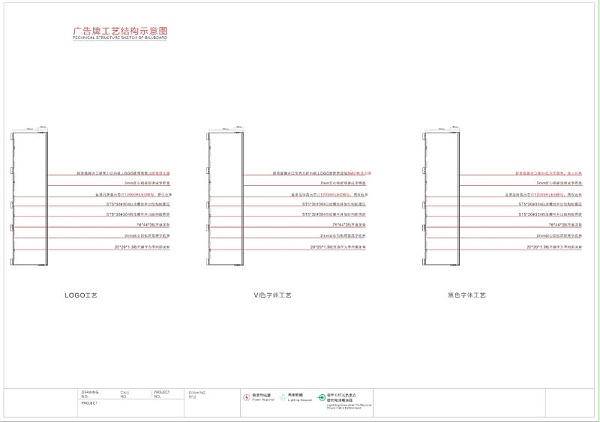 幕墙发光字施工图12
