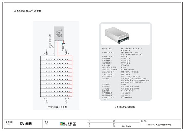 楼宇贴墙发光字施工图23