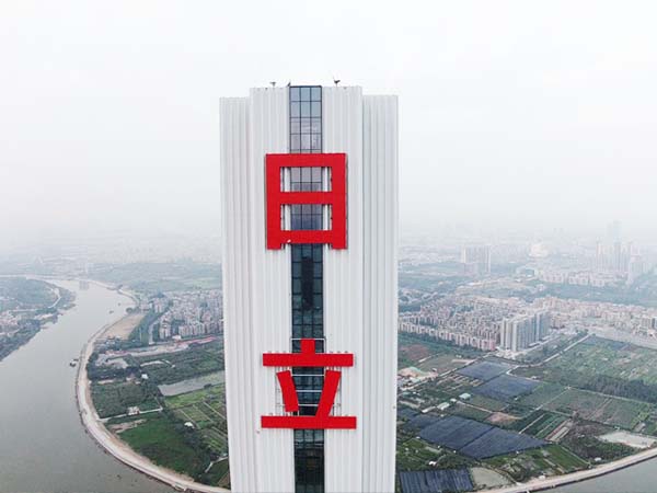 幕墙发光字工程案例