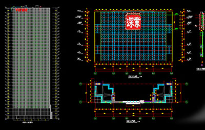 幕墙发光字施工方案