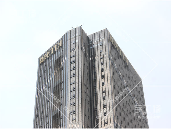 阳光TDI高楼标识发光字工程