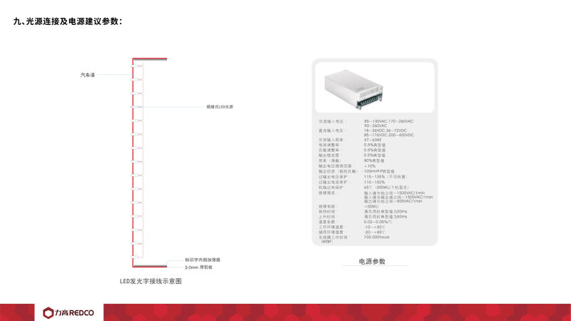 外露发光字施工图纸10